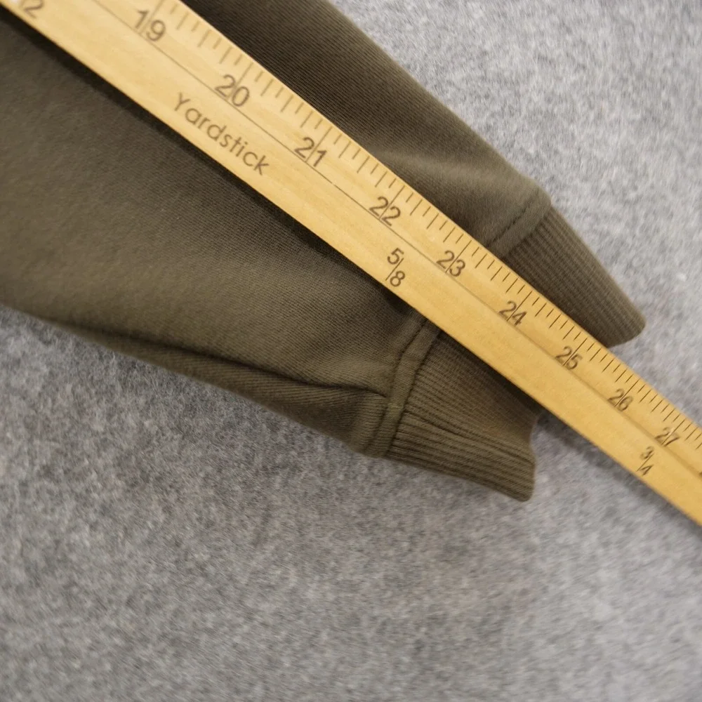 Ted Baker Sweater Mens Large Brown Knit Pullover Long Sleeve Mock Neck 1/4 Zip